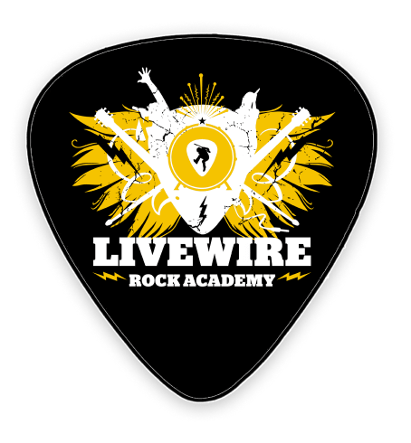 Guitar Pick Livewire Rock Academy